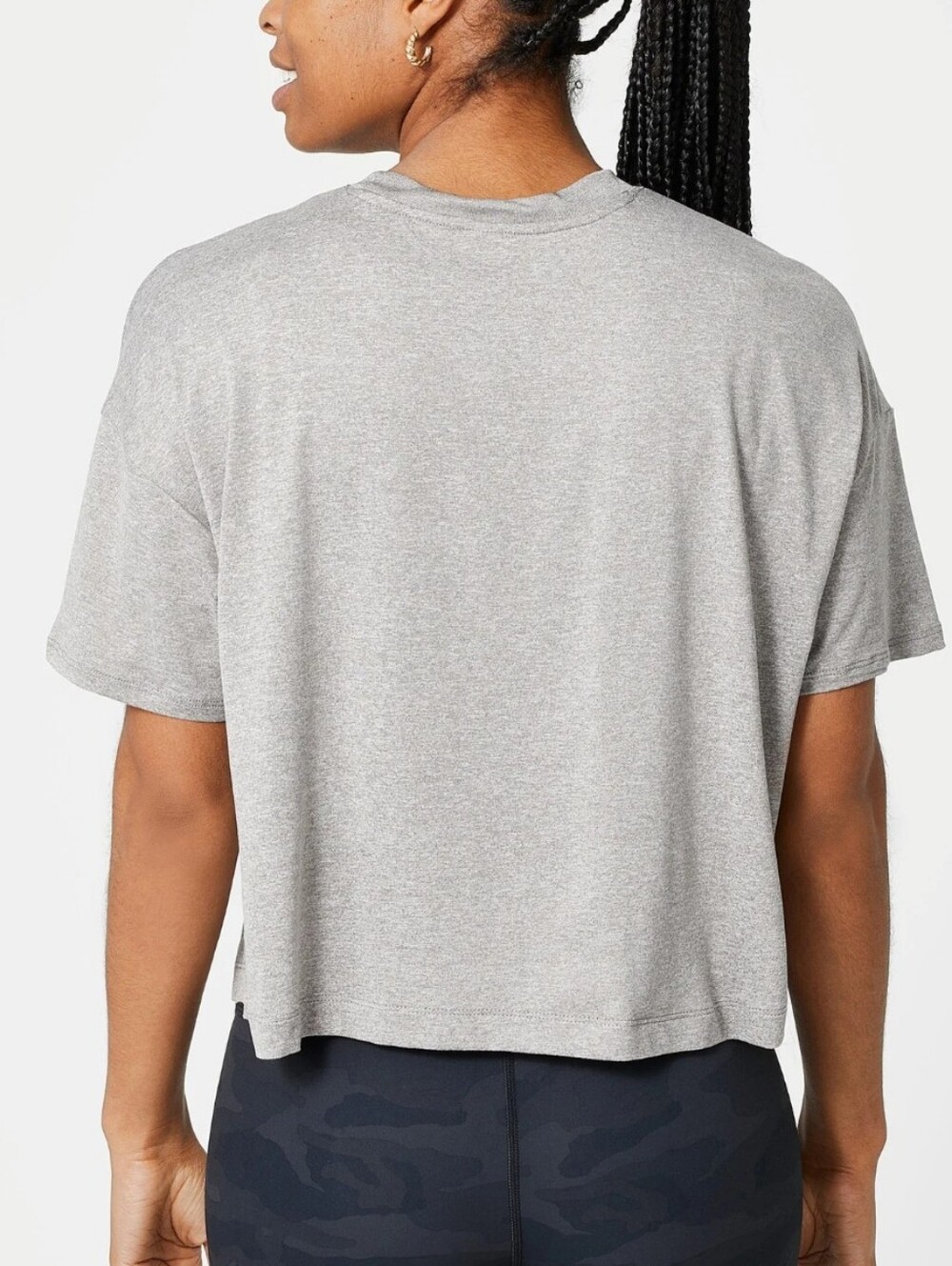 Vuori Women's Energy Tee in Heather Gray Size S - Picture 3 of 6